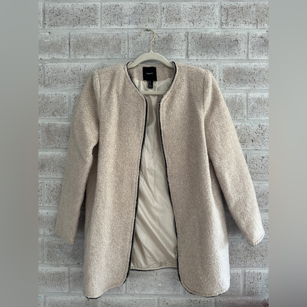 Cream coat